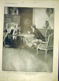 Original Old Antique Print Lord D'Ombrian Agatha'S Aunt Scandal Rabanus Durden