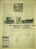 Original Old Antique Print Motor Car Wolseley Peugeot Tyre Rolls-Royce 1911 20th