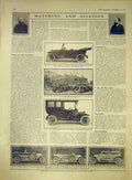 Antique Old Antique Print Motor-Car Benz Merryweather Straker-Squire Michelin 00MBB1