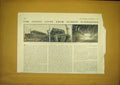 Original Old Antique Print Submarine French Seagoing Dock Navy Admiralty 1911