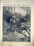 Original Old Antique Print Theatre Covent Garden Humperdinck Fairy Opera Goose