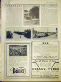 Original Old Antique Print Motor-Car Wolseley Triumph Telephone Automobile 1912