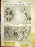 Original Old Antique Print Never-Never Land Reed Sketches George History 1912