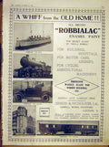 Old Antique Print Robbialac Enamel Paint Train Ship Advert Motor-Car 1912 20th