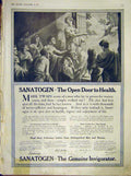 Original Old Antique Print Advert Sanatogen Invigorator 1912 20th Century