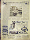 Original Old Antique Print Motor-Car White Dion Advert Purgen 1912 20th Century