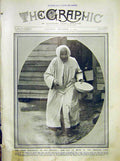 Original Old Antique Print Samaritan San Stephano Alt Cholera Camp War 1912 20th