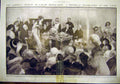 Original Old Antique Print Savoff Bulgaria Bernhardt Savoy Nile Boat Egypt 1912