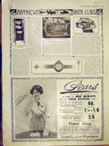 Original Old Antique Print Diamond Shopping Santa Pearsprice'S Candles 1912