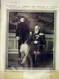 Original Old Antique Print Prince Regent Bavaria Grainer Luitp1912 20th Century