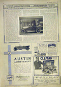 Original Old Vintage Print Motor Car Willys-Overland Austin Advert Clemak 1917