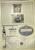 Old Vintage Print Motor Field Operating Theatre B.S.A. Bicycle Milk 1917 20th