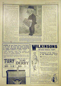 Original Old Vintage Print Sketch Henry Jones Wilson Pacifist 1917 Advert 20th