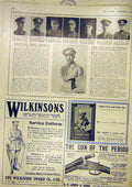 Original Old Antique Print Sculpture America Henry Worcesters Portrait Officers
