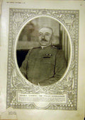 Original Old Vintage Print Portrait General Cadorna Italian Army 1917 20th