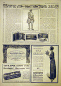Old Vintage Print Pounds Leather Note-Cases Wallets Debenham Advert 1917 20th
