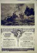 Original Old Vintage Print Belgian Coast Ships Motor-Boats Dubarry'S Advert 1917