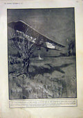 Original Old Vintage Print Gotha Aeroplane Planes Aircraft War 1917 20th Century