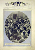 Original Old Vintage Print Majesty Mutineers King Queen Munition Works 1917 20th