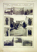 Original Old Vintage Print Holy Land Jerusalem Damascus Yeomanry Gaza 1917 20th