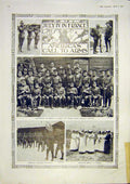 Original Old Vintage Print American Medical Officers France Nurses Troops 1917