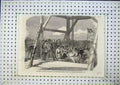 Old Antique Print May1856 Queen Laying Foundation Stone Hamble Hospital 19th