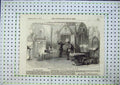 Original Old Antique Print 1856 Scene From The First Er Princess Theatre Play