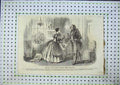 Original Old Antique Print 1856 Theatre Scene From A Bottle Smoke Aldephi 19th