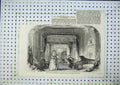 Old Antique Print Miss P Horton Entertainment Royal Gallery Regent 1856 19th
