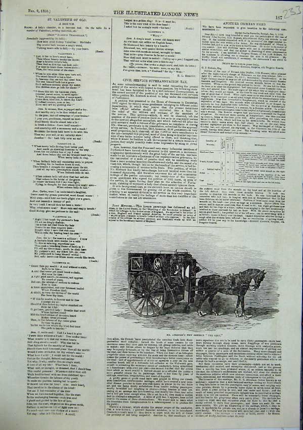 Old Antique Print Mr Abraham New Omnibus The Cosy Horse Cart Driver 1856 19th