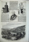 Old Antique Print Guthrie Rogers Pope Cupid Psyche 1856 Sharpham Rookery 19th