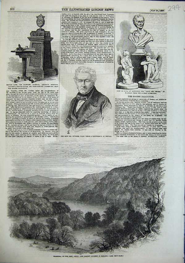 Old Antique Print Guthrie Rogers Pope Cupid Psyche 1856 Sharpham Rookery 19th