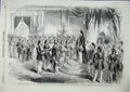 Old Antique Print Presentation Grand Cordon Legion Sultan Constantinople