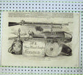 Old Antique Print 1855 Russian Arms Weapons War Alma Inkerman Bomarsund 19th