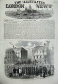 Old Antique Print 1855 Scene Russian Prisoners Plymouth War England Army 19th