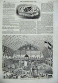 Old Antique Print 1855 Paris Industrial Building Testimonial Mayor French 19th