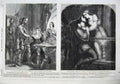 Old Antique Print 1855 Abdication Queen Scots Romeo Juliet Ferriers Art 19th