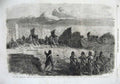 Old Antique Print 1855 Fine Art War Sebastopol Trenches Army Cannon Guns 19th