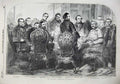 Old Antique Print 1855 Fine Art Vienna Conference Russell Meysenbug Men 19th