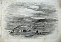 Old Antique Print 1855 Redoubt Canrobert Sebastopol War Army Camp Hills 19th
