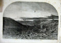 Old Antique Print Fine Art 1855 View Valley Death Sebastopol War Mountain 19th