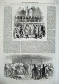 Antique Old Print *0179 Crimea War 1855 Hesperus Ship Navvies Prince Wales
