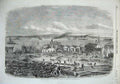 Old Antique Print 1856 Mr Laird Ship Building Yard Liverpool Sea Tree Log 19th