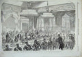 Old Antique Print 1856 Dinner Major General Williams Artillery Woolwich 19th