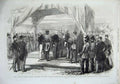 Original Old Antique Print 1856 Lord Gough Marshal Pelissier Crimea War Army