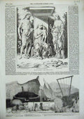 Old Antique Print 1856 Scriptural Museum Mantegna Gallery Magdalene Art 19th