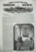 Original Old Antique Print 1856 Cathedral Assumption Kremlin Emperor Russia