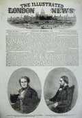 Old Antique Print 1856 Portrait Granville Petersburg Lord Wodehouse Men 19th