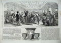 Old Antique Print Ball Camp Boulogne Thomas1856 Silver Copa Zarves Smyrna 19th