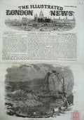 Old Antique Print 1857 York Western Australia Mountains Houses Fine Art 19th